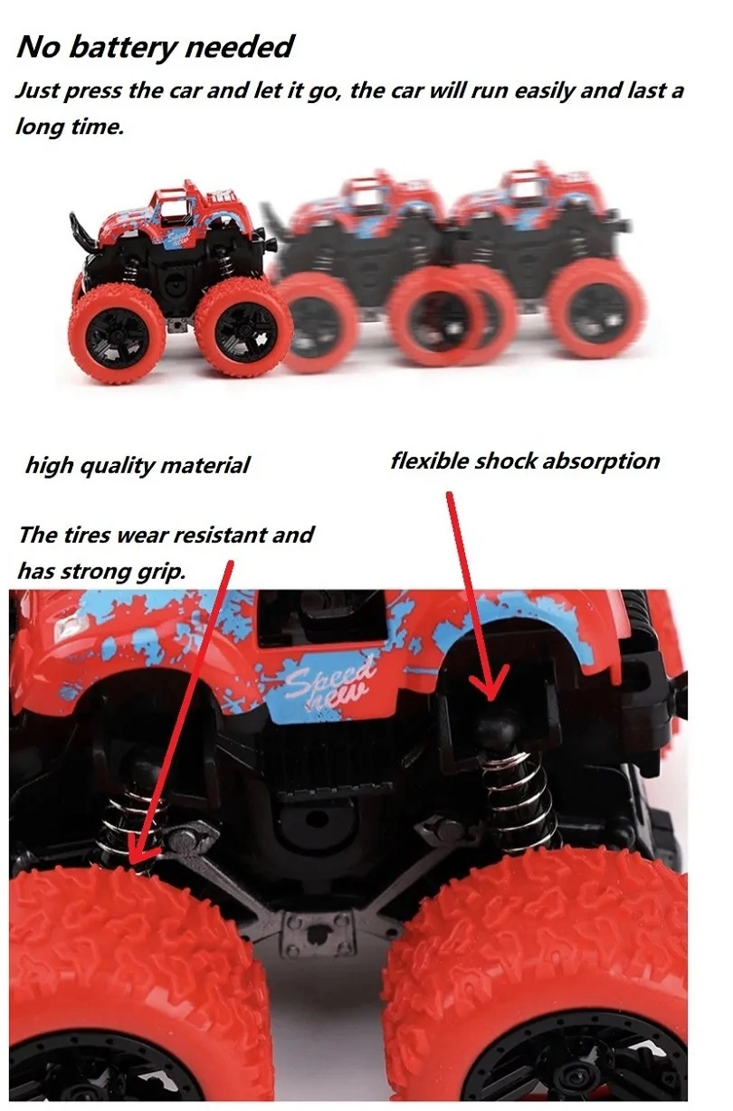 Factory Wholesale Big Wheel Toys Car Friction Toys Mini Inertia Car Toys Best-Selling Global