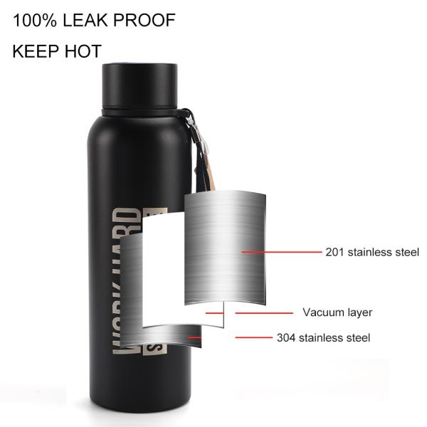 2020 New Products 700ML Custom Double Wall Stainless Steel Vacuum Insulated Water Bottle,Thermos Vacuum Flask For Water
