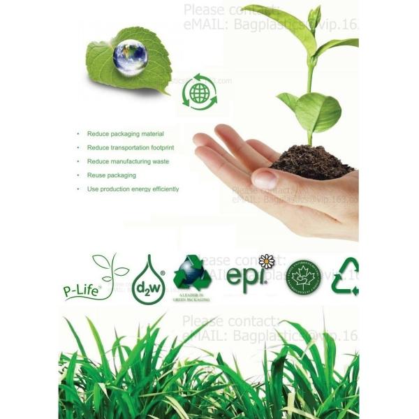 household compostable bio degradable plastic garbage bag, 100% Compostable