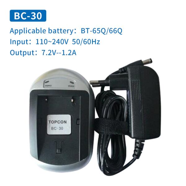 TOPCON Total Station Battery Charger BC-19B/19CR/20CR/27CR