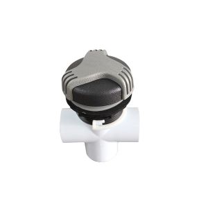 1 Inch LED Lighting Turn Hot Tub Diverter Dual Port , Spa Diverter Valve