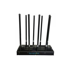 8 Bands Anti Drone Signal Jammer 150w High Power With 1km Long Distance