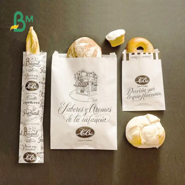 30gsm 50gsm Roll Food Grade White Kraft Paper for Food Packing Bags 