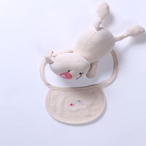 Millidoll Original colour cotton Antibacterial babies safety soft bibs