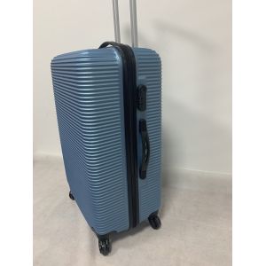 210D Polyester Blue Travel Trolley Luggage Sets Expandable