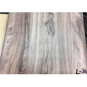 Wood Textured Pattern PVC Laminated Plastic Film Easy To Clean For Wall Panel