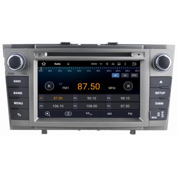 Ouchuangbo car dvd multi media android 7.1 for Toyota Avensis 2008-2013 with bluetooth music mirror link calendar