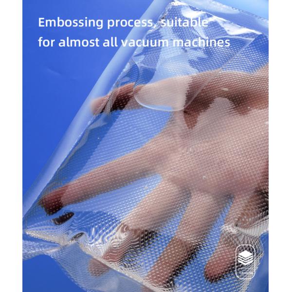 11 X 16ft Roll 6 Pack Embossed Vacuum Sealer Bags For Food Storage