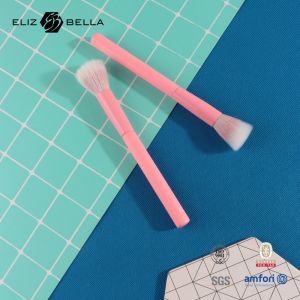 Large Stippling Individual Makeup Brushes For Foundation Flat Top