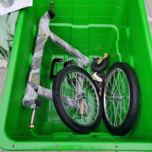 Municipal Road Sweeper Trolley 550l / 400L Street Cleaning Trolley