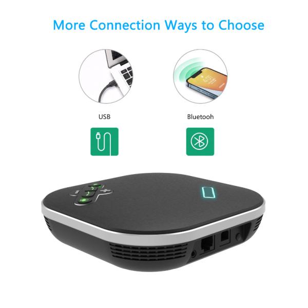 Tevo-Na200b New Arrival Daisy Chain Bluetooth Speakerphone USB2.0 Bluetooth Speakerphone for Conference Room