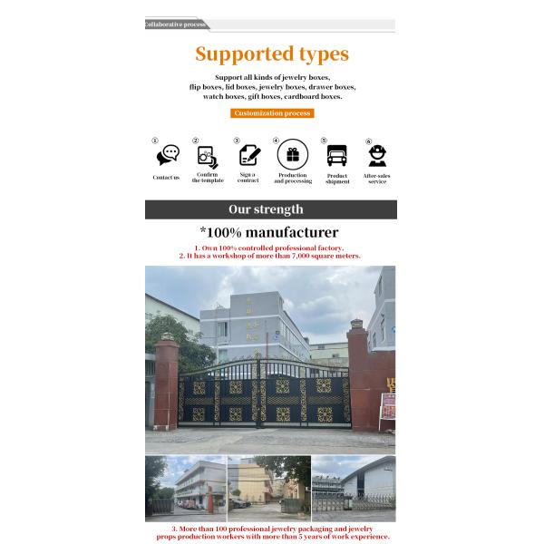 Soft Custom Logo Necklace Ring Gift Box Velvet Color Jewelry Box by Hanhong