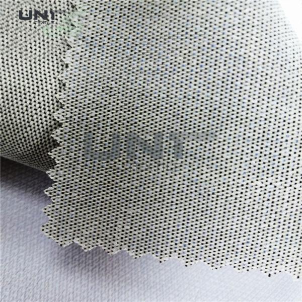 Eco Friendly 230gsm Fusible Interlining Cap Cotton Nylon Woven Interlining