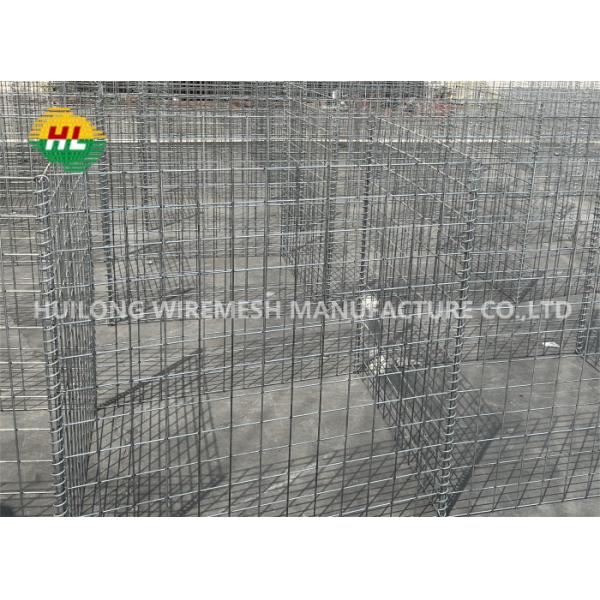 9 Cells Military Hesco Barriers Explosion Proof Wall 1.37m Height 1.06m Width