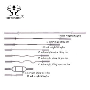 500mm Fitness Weight Bar , Weight Lifting Equipment Pure Steel Material