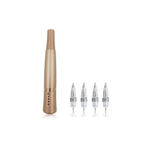 Quality Gold Four Speeds Wireless Permanent Makeup Machine PMU Tattoo Pen for sale