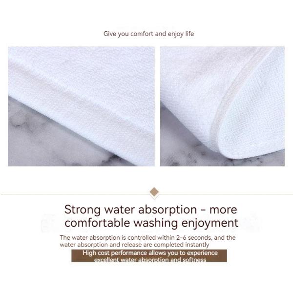 Customer Logo 600 GSM 100% Cotton Square Towel for Quick Drying and Soft Touch