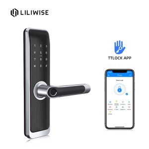 WiFi Bluetooth Electronic Fingerprint Digital Door Lock Intelligent For
