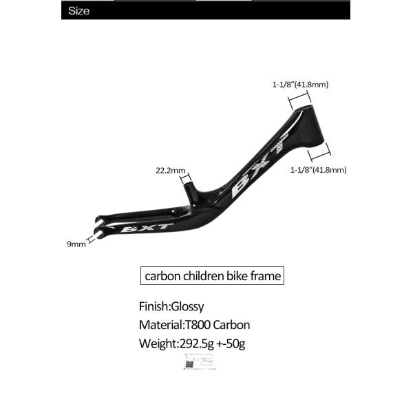 Children Balance Bike Frame Full Carbon Fiber Balance Bike Aluminium Frame