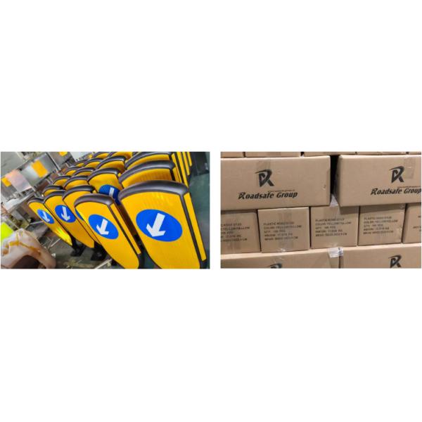 Road Safety Warning Reflective Traffic Sign Delineator Board Lane Separator Divider