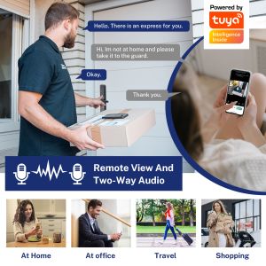 Tuya Smart Door Lock with 3D Face Recognition and Fingerprint