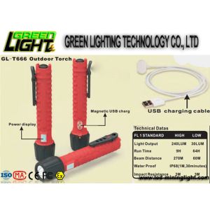 PC IP68 1300lum 25000lux 10W Explosion Proof Torches