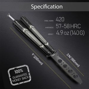 High Hardness CNC Turning Parts Foldable Stainless Steel Practice Butterfly