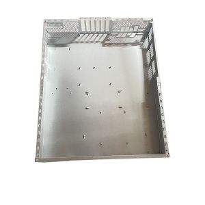 Cnc Cut Sheet Metal Bracket Manufacturer Milling Anodized Electronics Cover
