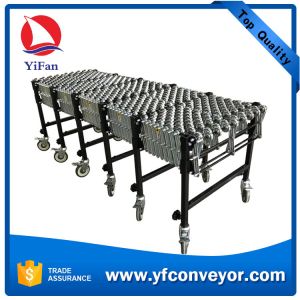 China Heavy Duty Flexible Gravity Steel Skate Wheel Conveyor on sale