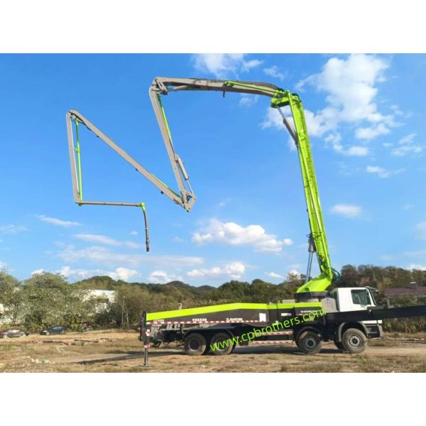 2013 Zml 56m Used Concrete Pump Truck on Mercedes Benz