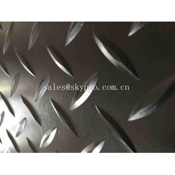 Heavy Weight Diamond Thread Rubber Mats Solid Safety Embossed Top IR Butyl