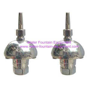 Quality Rotating Dragon Pond Fountain Nozzles Like A Dragon Twist Air Brass Chromplated for sale