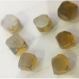 MCD Mono Crystalline Diamond Dodecahedron / Tower Shaped Yellow Rough Diamond
