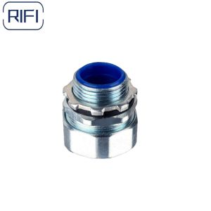 Zinc Flexible Conduit Adaptor DKJ Flex To Steel Pipe Adaptor 3/8"-4"