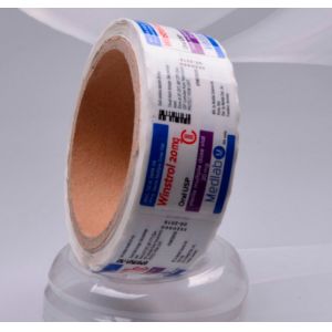 China High Temperature Prescription Bottle Label Waterproof on sale