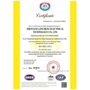 shenyang lincheng Technology Co., Ltd Certifications