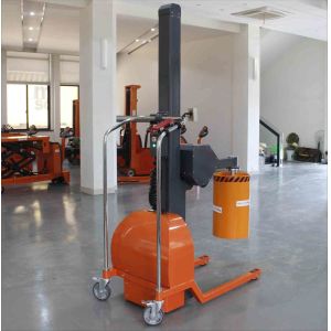 Semi Electric Pneumatic Roll Turner Stacker For Packing Industry
