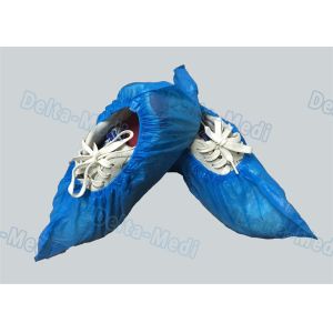 China Personal Care Breathable Disposable Surgical Shoe Covers CPE / PE Material on sale
