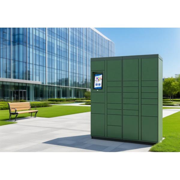 Instant Unlock Weatherproof Parcel Locker With Facial Recognition With Touch Screen