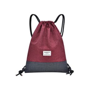 High Durability Polyester Drawstring Backpack , Gym Sack Drawstring Bag
