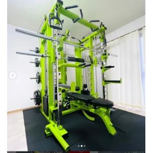 Indoor Multi Function Smith Machine All In One Gym Equipment With Weight Stacks