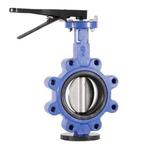 China Versatile Hand Lever Butterfly Valve for Gas Media and Cast Iron Flange Operation on sale