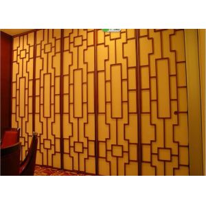 Floor To Ceiling Conference Room Movable Partition Wall With MDF Melamine