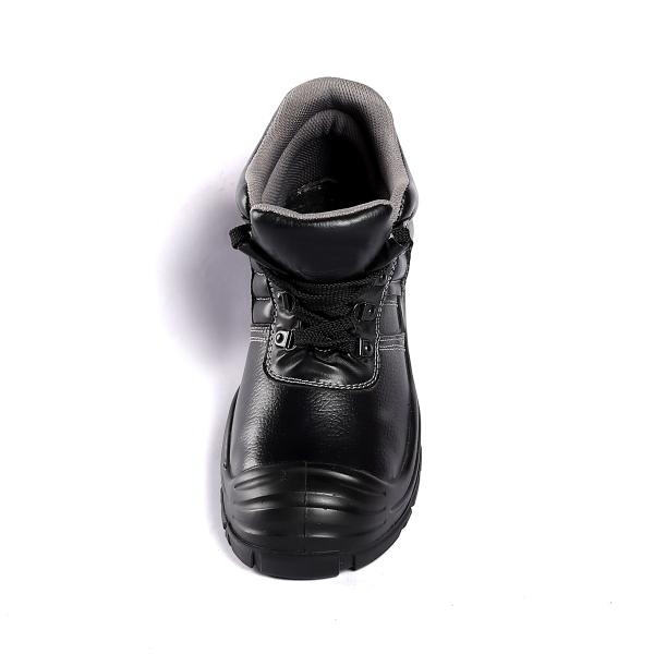 Embossed Genuine Leather Factory Steel Toe Safe Metal Protection OEM Worker Man Women Safety Shoes
