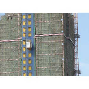 China Single Cage 60m / min 2000 Kg Construction Man Lift on sale