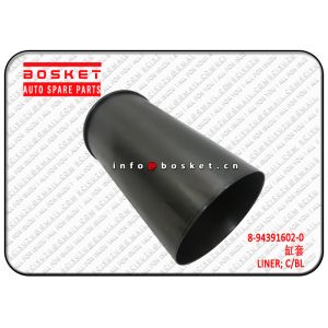 China ISUZU FRR 4HK1 6HK1 8-94391602-0 8943916020 Cylinder Block Liner on sale