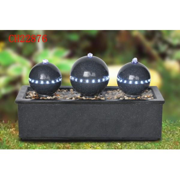 Buy Handmade H48CM Sandstone Sphere Water Feature at wholesale prices