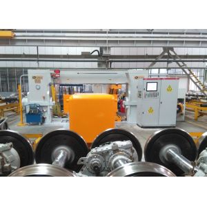 Double Cylinder Wheelset Demount Press With Electric Hoist