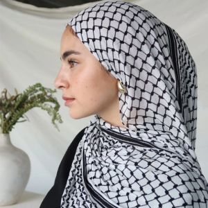Wholesale New Middle East Muslim Women Keffiyeh Shemagh Palestine Printed