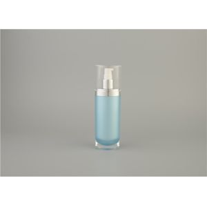 Oval Shape Acrylic Lotion Bottle Plastic Cosmetic Packaging Shangyu Plastic
